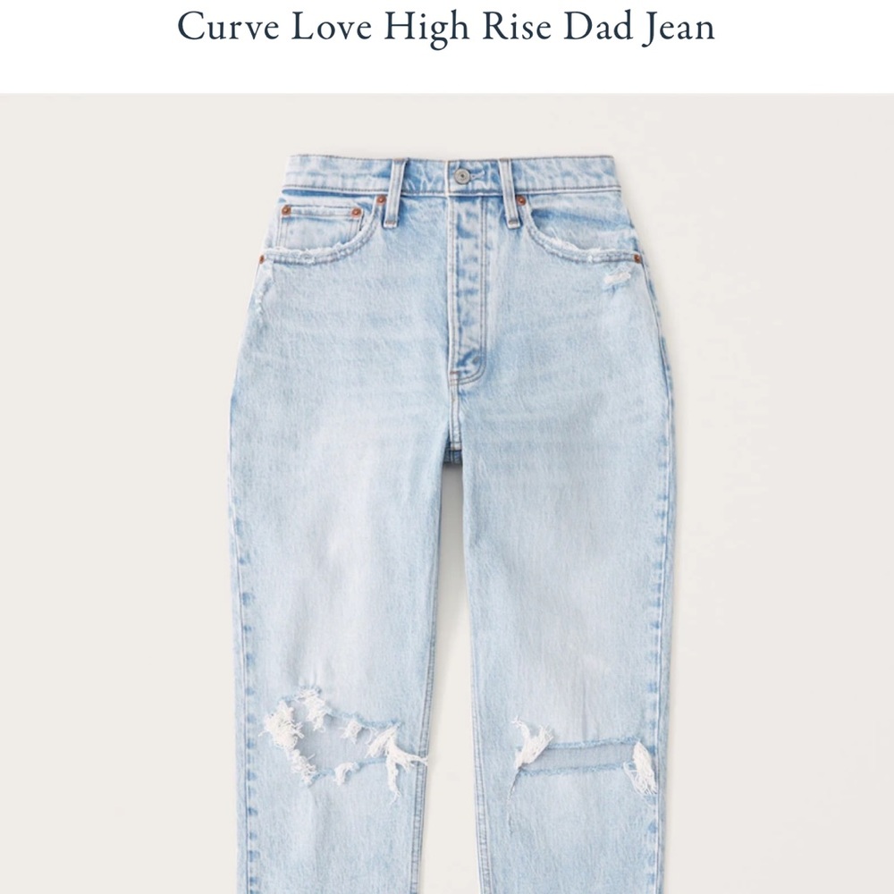 A&F High Rise Dad Jean - Picture 3 of 16